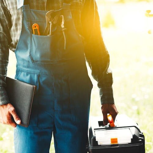 Handyman team at work